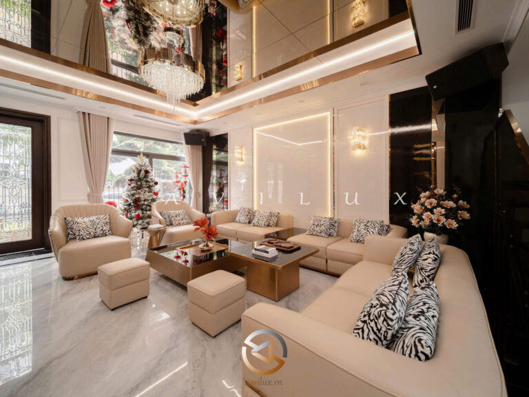 Sofa Elysia - Sofa Da Cao Cấp Phong Cách Luxury Cho Biệt Thự Thượng Lưu