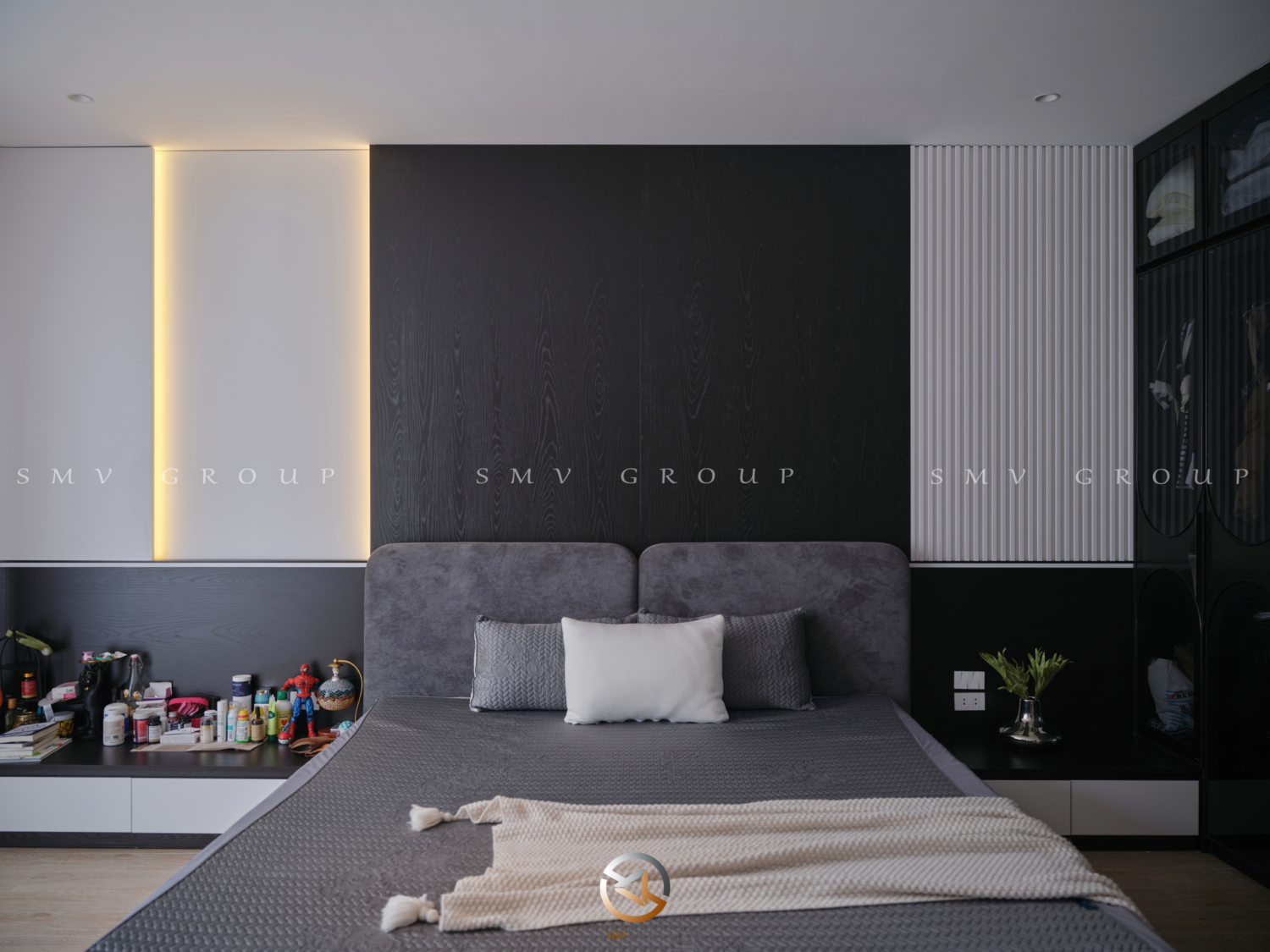 Giường ngủ gỗ công nghiệp