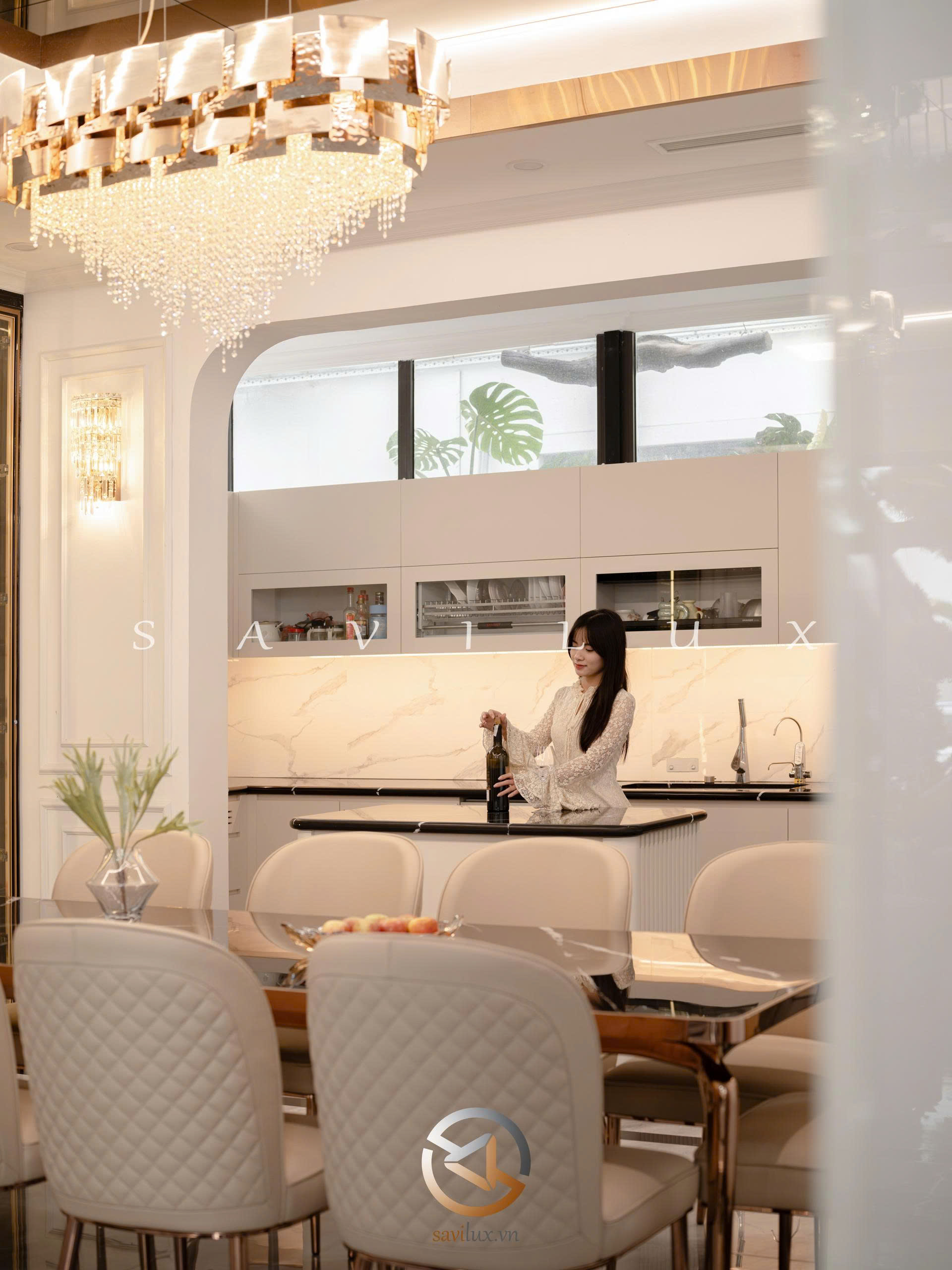 Không gian nội thất phòng bếp