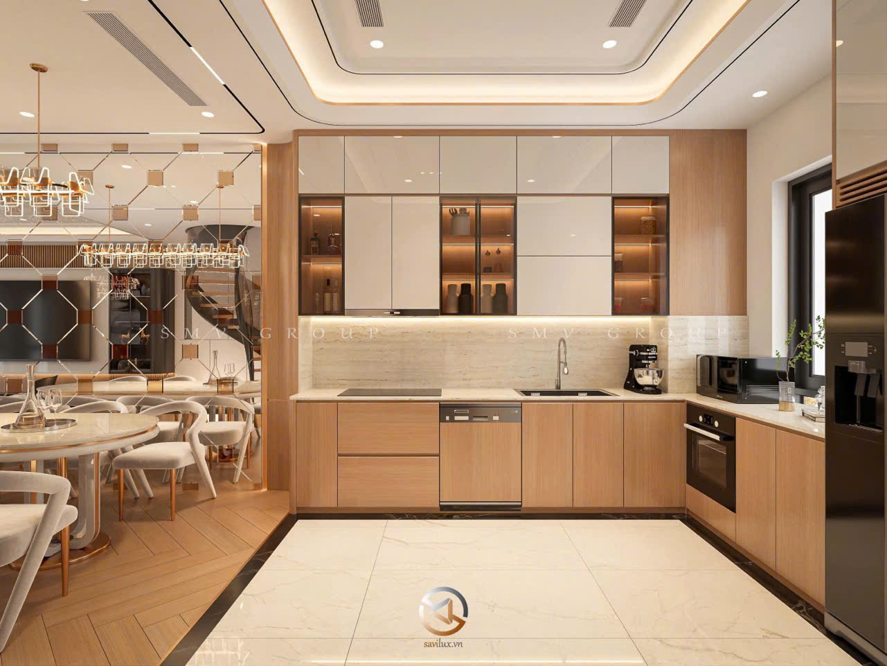 thiết kế nội thát phòng bếp