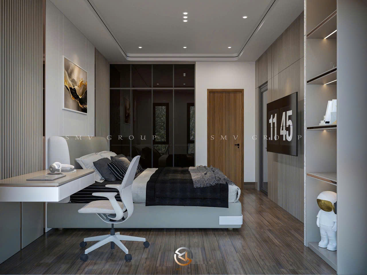 Thiết kế phòng ngủ 2 