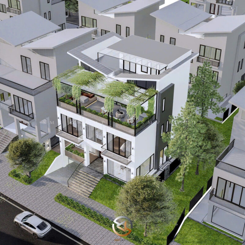 thiết kế kiến trúc dự án Khai Sơn Hilll