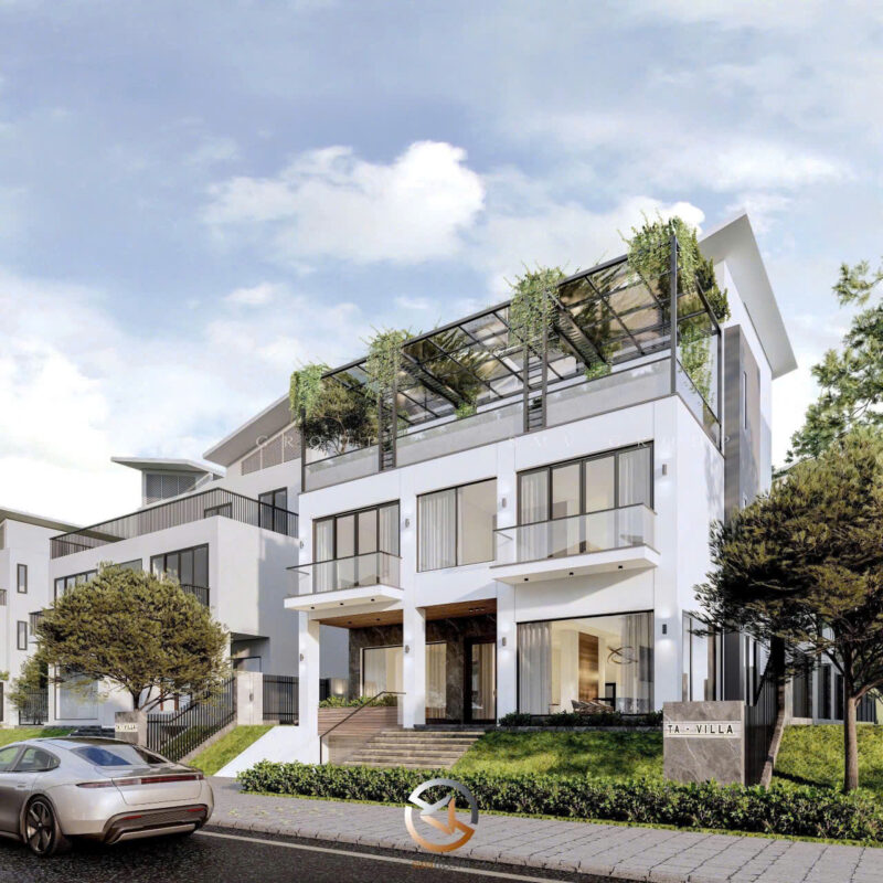 thiết kế kiến trúc dự án Khai Sơn Hilll