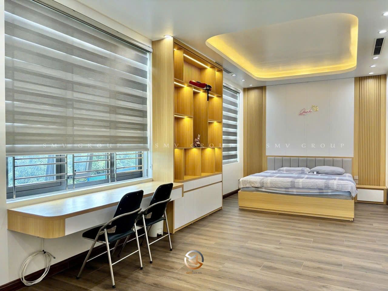 Nội thất H Villa Hưng Yên phòng ngủ hiện đại