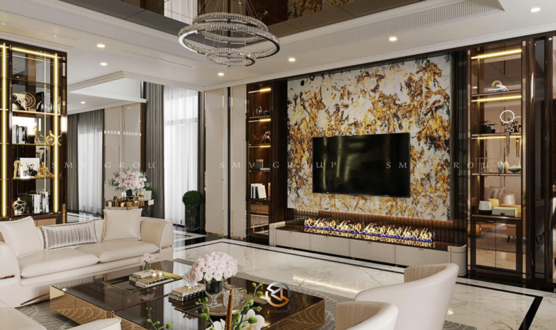 ảnh thiết kế nội thất phòng khách