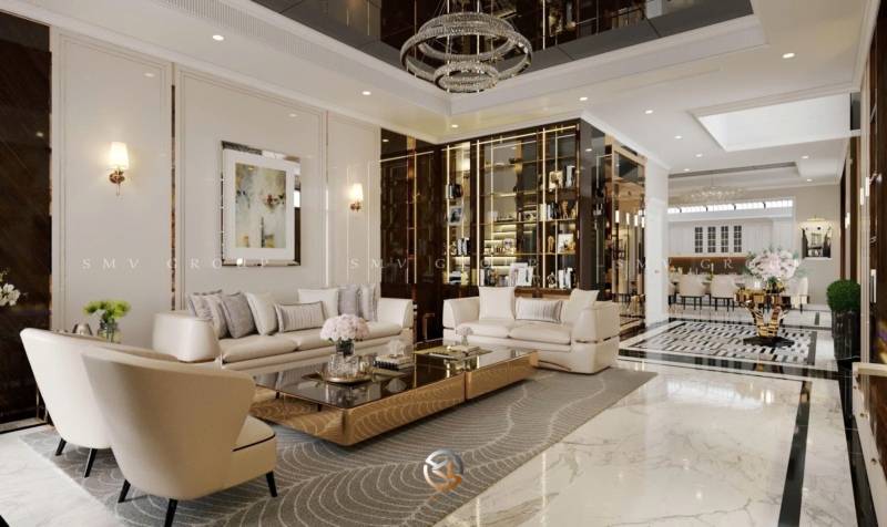 ảnh thiết kế nội thất phòng khách