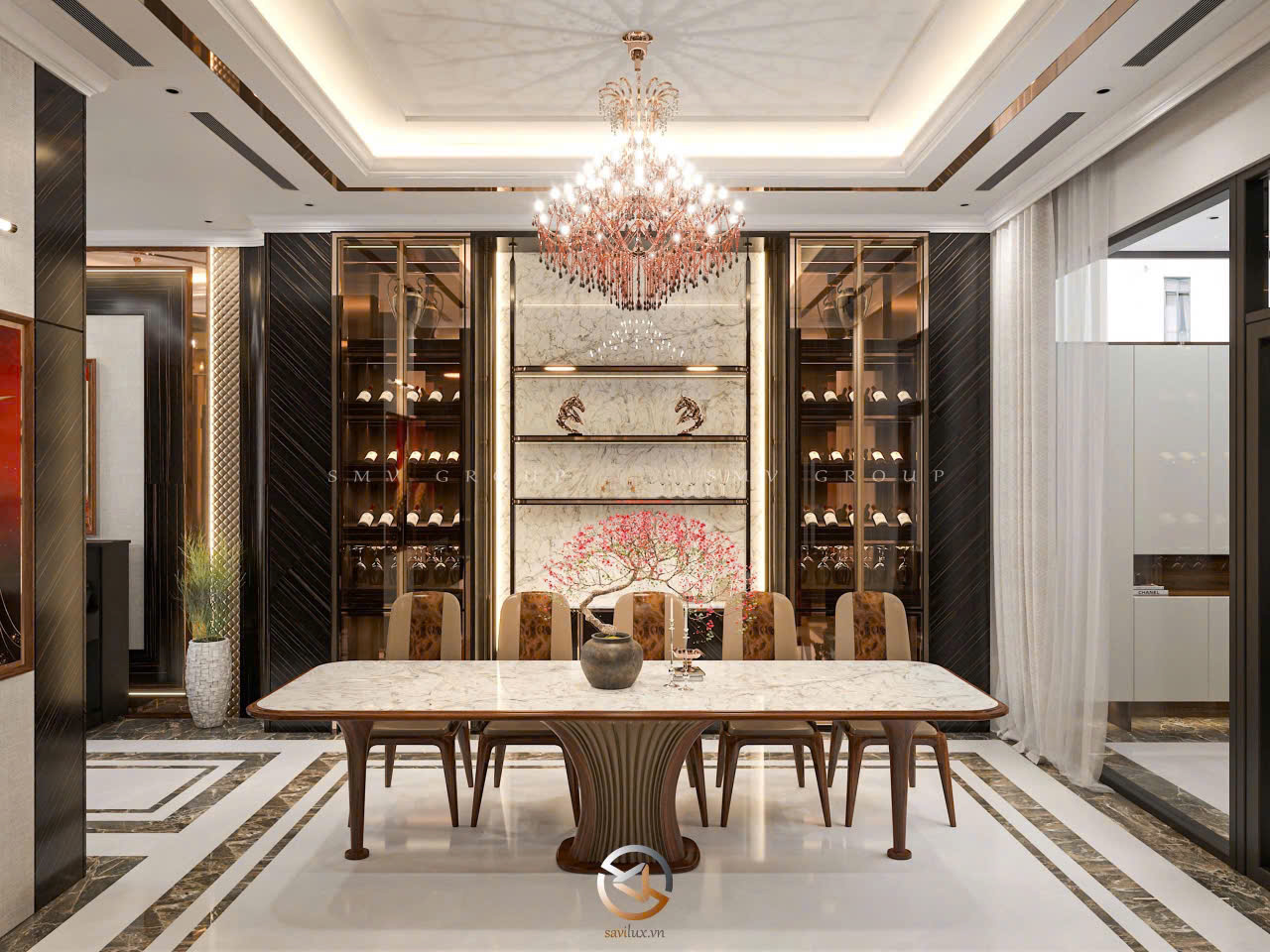 Vinhomes Global Gate - Thiết kế phòng bếp hiện đại, ấm cúng