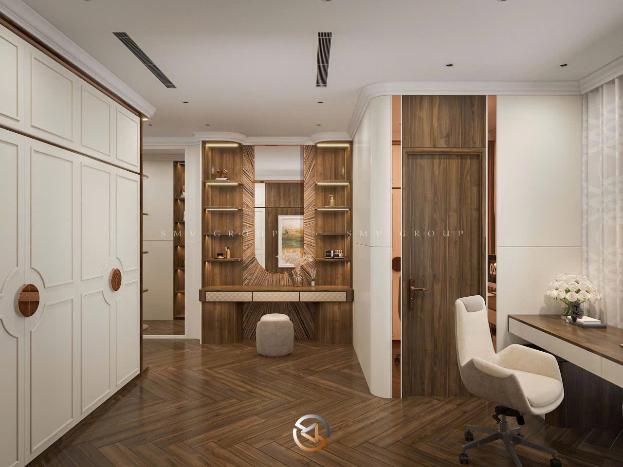 Vinhomes Global Gate - Thiết kế phòng ngủ luxury hiện đại, trẻ trung